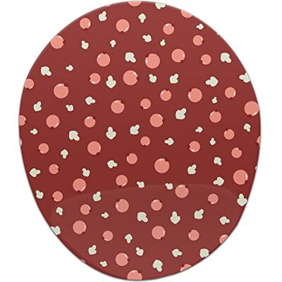 Bonamaison , Ergonomisk musmatta med handledsstöd, digital tryckt musmatta anti-senskida problem, halkfri baksida, för kontor och hem, storlek: 20 x 23 cm Bonamaison , Ergonomisk musmatta med handledsstöd, digital tryckt musmatta anti-senskida problem, halkfri baksida, för kontor och hem, storlek: 20 x 23 cm