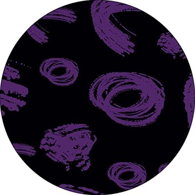 Bonateks , Runt digitalt tryckt musmatta, halkfri undersida, för kontor och hem, diameter: 22 cm Bonateks , Runt digitalt tryckt musmatta, halkfri undersida, för kontor och hem, diameter: 22 cm
