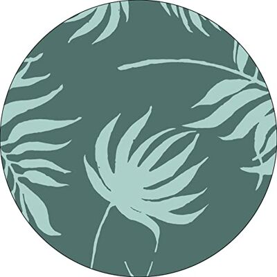 Bonateks , Runt digitalt tryckt musmatta, halkfri undersida, för kontor och hem, diameter: 22 cm Bonateks , Runt digitalt tryckt musmatta, halkfri undersida, för kontor och hem, diameter: 22 cm