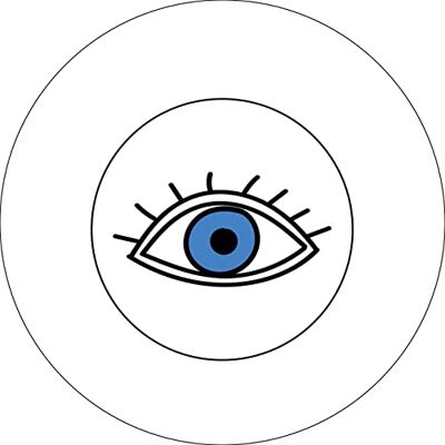 Bonateks , Runt digitalt tryckt musmatta, halkfri undersida, för kontor och hem, diameter: 22 cm Bonateks , Runt digitalt tryckt musmatta, halkfri undersida, för kontor och hem, diameter: 22 cm