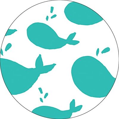Bonateks , Runt digitalt tryckt musmatta, halkfri undersida, för kontor och hem, diameter: 22 cm Bonateks , Runt digitalt tryckt musmatta, halkfri undersida, för kontor och hem, diameter: 22 cm
