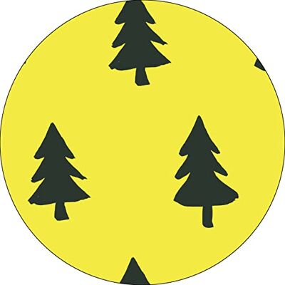 Bonateks , Runt digitalt tryckt musmatta, halkfri undersida, för kontor och hem, diameter: 22 cm Bonateks , Runt digitalt tryckt musmatta, halkfri undersida, för kontor och hem, diameter: 22 cm