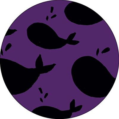 Bonateks , Runt digitalt tryckt musmatta, halkfri undersida, för kontor och hem, diameter: 22 cm Bonateks , Runt digitalt tryckt musmatta, halkfri undersida, för kontor och hem, diameter: 22 cm