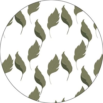Bonateks , Runt digitalt tryckt musmatta, halkfri undersida, för kontor och hem, diameter: 22 cm Bonateks , Runt digitalt tryckt musmatta, halkfri undersida, för kontor och hem, diameter: 22 cm