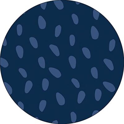 Bonateks , Runt digitalt tryckt musmatta, halkfri undersida, för kontor och hem, diameter: 22 cm Bonateks , Runt digitalt tryckt musmatta, halkfri undersida, för kontor och hem, diameter: 22 cm