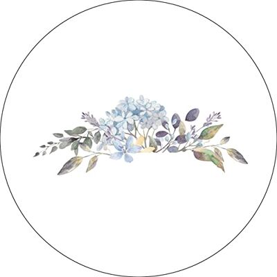 Bonateks , Runt digitalt tryckt musmatta, halkfri undersida, för kontor och hem, diameter: 22 cm Bonateks , Runt digitalt tryckt musmatta, halkfri undersida, för kontor och hem, diameter: 22 cm