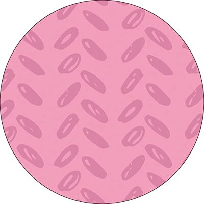 Bonateks , Runt digitalt tryckt musmatta, halkfri undersida, för kontor och hem, diameter: 22 cm Bonateks , Runt digitalt tryckt musmatta, halkfri undersida, för kontor och hem, diameter: 22 cm