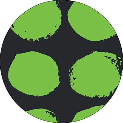 Bonateks , Runt digitalt tryckt musmatta, halkfri undersida, för kontor och hem, diameter: 22 cm Bonateks , Runt digitalt tryckt musmatta, halkfri undersida, för kontor och hem, diameter: 22 cm