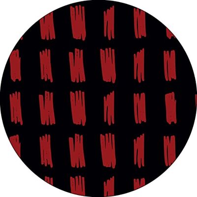 Bonateks , Runt digitalt tryckt musmatta, halkfri undersida, för kontor och hem, diameter: 22 cm Bonateks , Runt digitalt tryckt musmatta, halkfri undersida, för kontor och hem, diameter: 22 cm