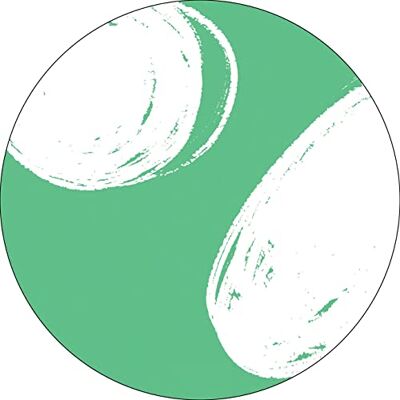 Bonateks , Runt digitalt tryckt musmatta, halkfri undersida, för kontor och hem, diameter: 22 cm Bonateks , Runt digitalt tryckt musmatta, halkfri undersida, för kontor och hem, diameter: 22 cm