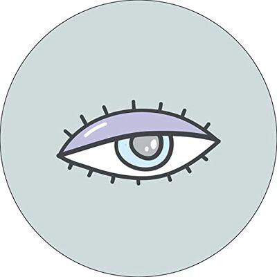 Bonateks , Runt digitalt tryckt musmatta, halkfri undersida, för kontor och hem, diameter: 22 cm Bonateks , Runt digitalt tryckt musmatta, halkfri undersida, för kontor och hem, diameter: 22 cm