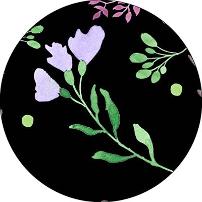 Bonateks , Runt digitalt tryckt musmatta, halkfri undersida, för kontor och hem, diameter: 22 cm Bonateks , Runt digitalt tryckt musmatta, halkfri undersida, för kontor och hem, diameter: 22 cm