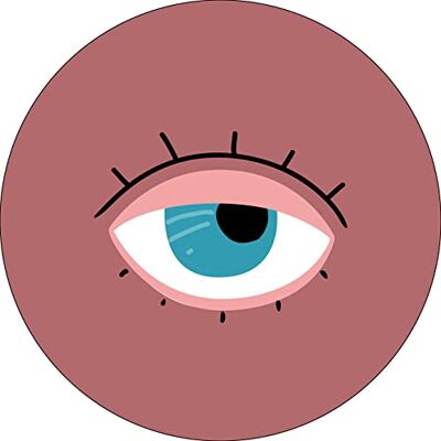 Bonateks , Runt digitalt tryckt musmatta, halkfri undersida, för kontor och hem, diameter: 22 cm Bonateks , Runt digitalt tryckt musmatta, halkfri undersida, för kontor och hem, diameter: 22 cm