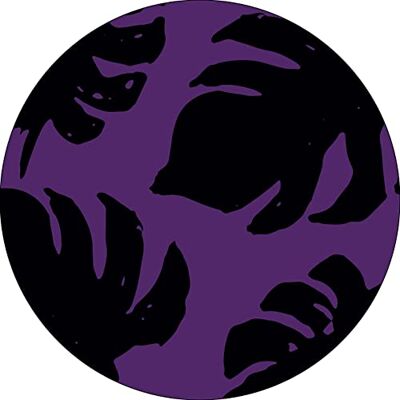 Bonateks , Runt digitalt tryckt musmatta, halkfri undersida, för kontor och hem, diameter: 22 cm Bonateks , Runt digitalt tryckt musmatta, halkfri undersida, för kontor och hem, diameter: 22 cm
