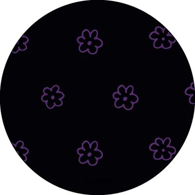 Bonateks , Runt digitalt tryckt musmatta, halkfri undersida, för kontor och hem, diameter: 22 cm Bonateks , Runt digitalt tryckt musmatta, halkfri undersida, för kontor och hem, diameter: 22 cm