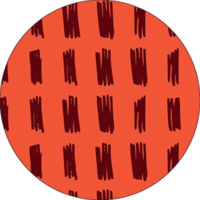 Bonateks , Runt digitalt tryckt musmatta, halkfri undersida, för kontor och hem, diameter: 22 cm Bonateks , Runt digitalt tryckt musmatta, halkfri undersida, för kontor och hem, diameter: 22 cm