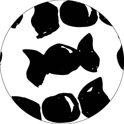 Bonateks , Runt digitalt tryckt musmatta, halkfri undersida, för kontor och hem, diameter: 22 cm Bonateks , Runt digitalt tryckt musmatta, halkfri undersida, för kontor och hem, diameter: 22 cm