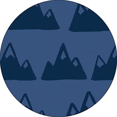 Bonateks , Runt digitalt tryckt musmatta, halkfri undersida, för kontor och hem, diameter: 22 cm Bonateks , Runt digitalt tryckt musmatta, halkfri undersida, för kontor och hem, diameter: 22 cm