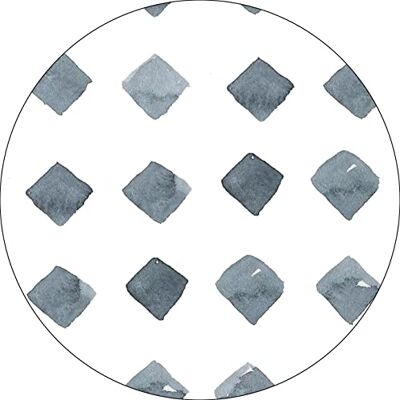 Bonateks , Runt digitalt tryckt musmatta, halkfri undersida, för kontor och hem, diameter: 22 cm Bonateks , Runt digitalt tryckt musmatta, halkfri undersida, för kontor och hem, diameter: 22 cm