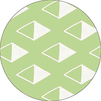 Bonateks , Runt digitalt tryckt musmatta, halkfri undersida, för kontor och hem, diameter: 22 cm Bonateks , Runt digitalt tryckt musmatta, halkfri undersida, för kontor och hem, diameter: 22 cm