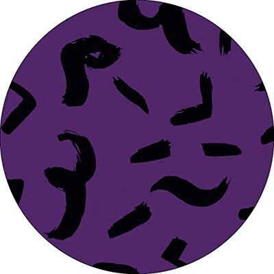 Bonateks , Runt digitalt tryckt musmatta, halkfri undersida, för kontor och hem, diameter: 22 cm Bonateks , Runt digitalt tryckt musmatta, halkfri undersida, för kontor och hem, diameter: 22 cm