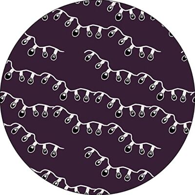 Bonateks , Runt digitalt tryckt musmatta, halkfri undersida, för kontor och hem, diameter: 22 cm Bonateks , Runt digitalt tryckt musmatta, halkfri undersida, för kontor och hem, diameter: 22 cm