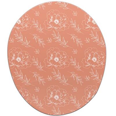 Bonamaison , Ergonomisk musmatta med handledsstöd, digital tryckt musmatta anti-senskida problem, halkfri baksida, för kontor och hem, storlek: 20 x 23 cm Bonamaison , Ergonomisk musmatta med handledsstöd, digital tryckt musmatta anti-senskida problem, halkfri baksida, för kontor och hem, storlek: 20 x 23 cm