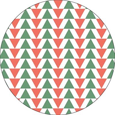 Bonateks , Runt digitalt tryckt musmatta, halkfri undersida, för kontor och hem, diameter: 22 cm Bonateks , Runt digitalt tryckt musmatta, halkfri undersida, för kontor och hem, diameter: 22 cm