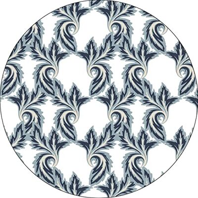 Bonateks , Runt digitalt tryckt musmatta, halkfri undersida, för kontor och hem, diameter: 22 cm Bonateks , Runt digitalt tryckt musmatta, halkfri undersida, för kontor och hem, diameter: 22 cm
