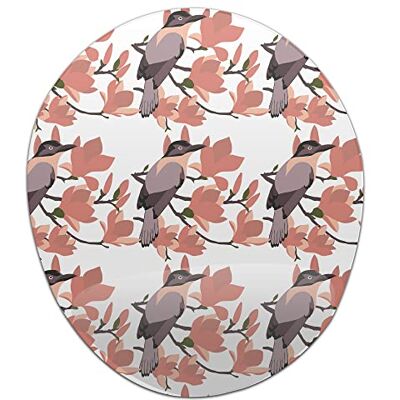 Bonamaison , Ergonomisk musmatta med handledsstöd, digital tryckt musmatta anti-senskida problem, halkfri baksida, för kontor och hem, storlek: 20 x 23 cm Bonamaison , Ergonomisk musmatta med handledsstöd, digital tryckt musmatta anti-senskida problem, halkfri baksida, för kontor och hem, storlek: 20 x 23 cm