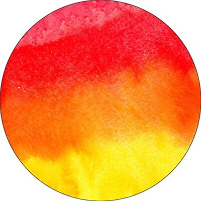 Bonateks , Runt digitalt tryckt musmatta, halkfri undersida, för kontor och hem, diameter: 22 cm Bonateks , Runt digitalt tryckt musmatta, halkfri undersida, för kontor och hem, diameter: 22 cm