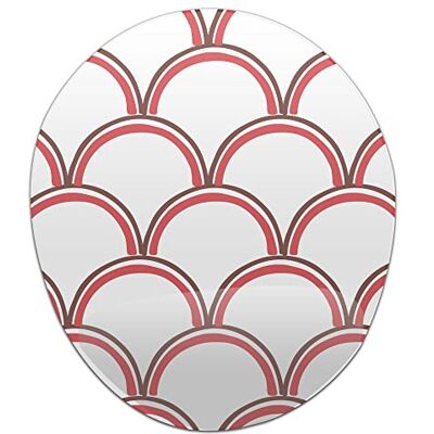 Bonamaison , Ergonomisk musmatta med handledsstöd, digital tryckt musmatta anti-senskida problem, halkfri baksida, för kontor och hem, storlek: 20 x 23 cm Bonamaison , Ergonomisk musmatta med handledsstöd, digital tryckt musmatta anti-senskida problem, halkfri baksida, för kontor och hem, storlek: 20 x 23 cm