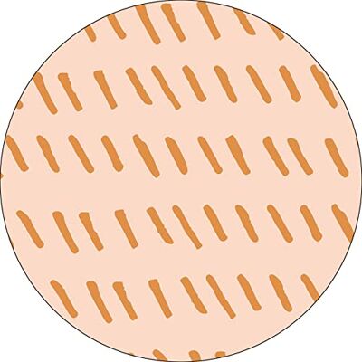 Bonateks , Runt digitalt tryckt musmatta, halkfri undersida, för kontor och hem, diameter: 22 cm Bonateks , Runt digitalt tryckt musmatta, halkfri undersida, för kontor och hem, diameter: 22 cm