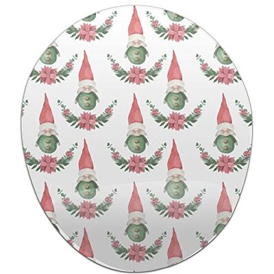 Bonamaison , Ergonomisk musmatta med handledsstöd, digital tryckt musmatta anti-senskida problem, halkfri baksida, för kontor och hem, storlek: 20 x 23 cm Bonamaison , Ergonomisk musmatta med handledsstöd, digital tryckt musmatta anti-senskida problem, halkfri baksida, för kontor och hem, storlek: 20 x 23 cm