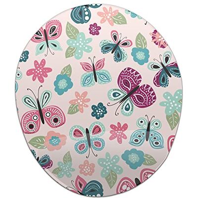 Bonamaison , Ergonomisk musmatta med handledsstöd, digital tryckt musmatta anti-senskida problem, halkfri baksida, för kontor och hem, storlek: 20 x 23 cm Bonamaison , Ergonomisk musmatta med handledsstöd, digital tryckt musmatta anti-senskida problem, halkfri baksida, för kontor och hem, storlek: 20 x 23 cm
