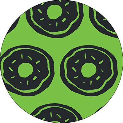 Bonateks , Runt digitalt tryckt musmatta, halkfri undersida, för kontor och hem, diameter: 22 cm Bonateks , Runt digitalt tryckt musmatta, halkfri undersida, för kontor och hem, diameter: 22 cm