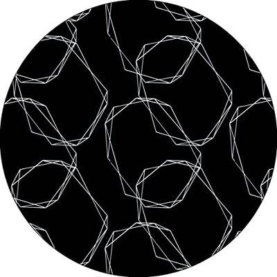 Bonateks , Runt digitalt tryckt musmatta, halkfri undersida, för kontor och hem, diameter: 22 cm Bonateks , Runt digitalt tryckt musmatta, halkfri undersida, för kontor och hem, diameter: 22 cm