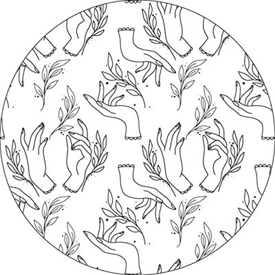 Bonateks , Runt digitalt tryckt musmatta, halkfri undersida, för kontor och hem, diameter: 22 cm Bonateks , Runt digitalt tryckt musmatta, halkfri undersida, för kontor och hem, diameter: 22 cm