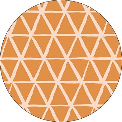 Bonateks , Runt digitalt tryckt musmatta, halkfri undersida, för kontor och hem, diameter: 22 cm Bonateks , Runt digitalt tryckt musmatta, halkfri undersida, för kontor och hem, diameter: 22 cm