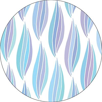 Bonateks , Runt digitalt tryckt musmatta, halkfri undersida, för kontor och hem, diameter: 22 cm Bonateks , Runt digitalt tryckt musmatta, halkfri undersida, för kontor och hem, diameter: 22 cm