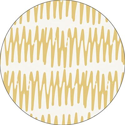 Bonateks , Runt digitalt tryckt musmatta, halkfri undersida, för kontor och hem, diameter: 22 cm Bonateks , Runt digitalt tryckt musmatta, halkfri undersida, för kontor och hem, diameter: 22 cm