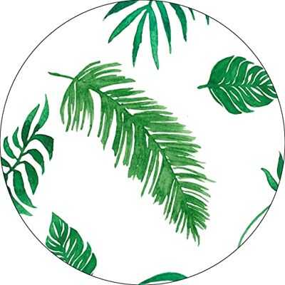Bonateks , Runt digitalt tryckt musmatta, halkfri undersida, för kontor och hem, diameter: 22 cm Bonateks , Runt digitalt tryckt musmatta, halkfri undersida, för kontor och hem, diameter: 22 cm