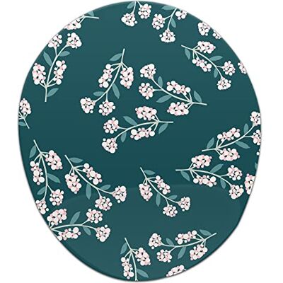 Bonamaison , Ergonomisk musmatta med handledsstöd, digital tryckt musmatta anti-senskida problem, halkfri baksida, för kontor och hem, storlek: 20 x 23 cm Bonamaison , Ergonomisk musmatta med handledsstöd, digital tryckt musmatta anti-senskida problem, halkfri baksida, för kontor och hem, storlek: 20 x 23 cm