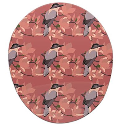 Bonamaison , Ergonomisk musmatta med handledsstöd, digital tryckt musmatta anti-senskida problem, halkfri baksida, för kontor och hem, storlek: 20 x 23 cm Bonamaison , Ergonomisk musmatta med handledsstöd, digital tryckt musmatta anti-senskida problem, halkfri baksida, för kontor och hem, storlek: 20 x 23 cm