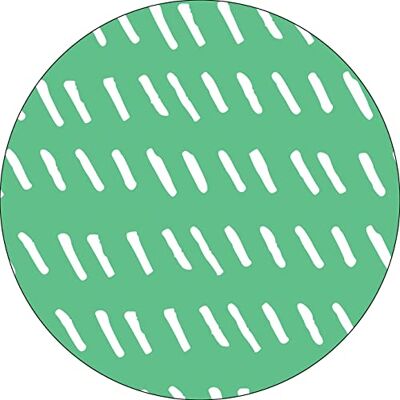 Bonateks , Runt digitalt tryckt musmatta, halkfri undersida, för kontor och hem, diameter: 22 cm Bonateks , Runt digitalt tryckt musmatta, halkfri undersida, för kontor och hem, diameter: 22 cm