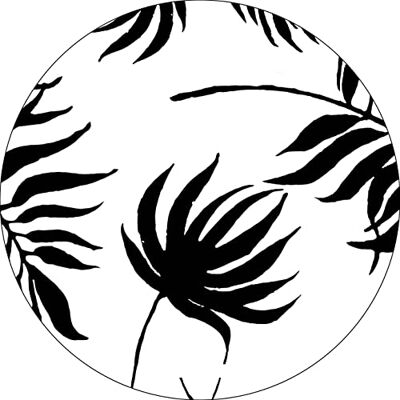 Bonateks , Runt digitalt tryckt musmatta, halkfri undersida, för kontor och hem, diameter: 22 cm Bonateks , Runt digitalt tryckt musmatta, halkfri undersida, för kontor och hem, diameter: 22 cm