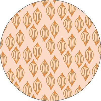Bonateks , Runt digitalt tryckt musmatta, halkfri undersida, för kontor och hem, diameter: 22 cm Bonateks , Runt digitalt tryckt musmatta, halkfri undersida, för kontor och hem, diameter: 22 cm