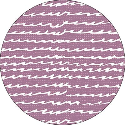 Bonateks , Runt digitalt tryckt musmatta, halkfri undersida, för kontor och hem, diameter: 22 cm Bonateks , Runt digitalt tryckt musmatta, halkfri undersida, för kontor och hem, diameter: 22 cm
