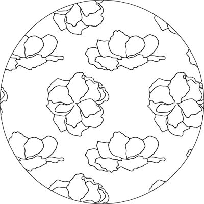 Bonateks , Runt digitalt tryckt musmatta, halkfri undersida, för kontor och hem, diameter: 22 cm Bonateks , Runt digitalt tryckt musmatta, halkfri undersida, för kontor och hem, diameter: 22 cm
