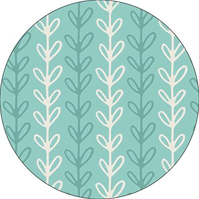 Bonateks , Runt digitalt tryckt musmatta, halkfri undersida, för kontor och hem, diameter: 22 cm Bonateks , Runt digitalt tryckt musmatta, halkfri undersida, för kontor och hem, diameter: 22 cm